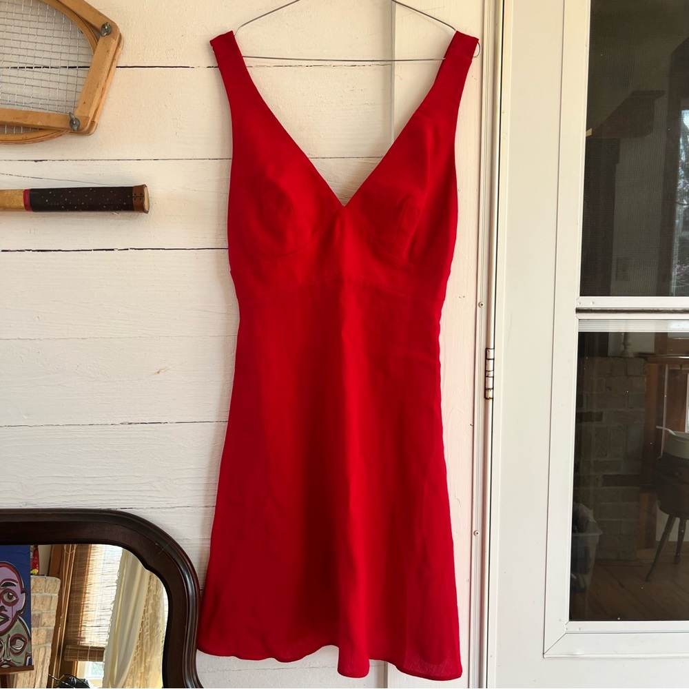 Designer Red Dress